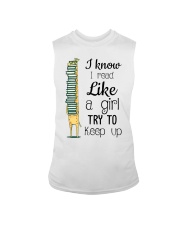I Read Like A Girl Sleeveless Tee thumbnail