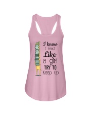 I Read Like A Girl Ladies Flowy Tank thumbnail