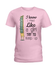 I Read Like A Girl Ladies T-Shirt thumbnail