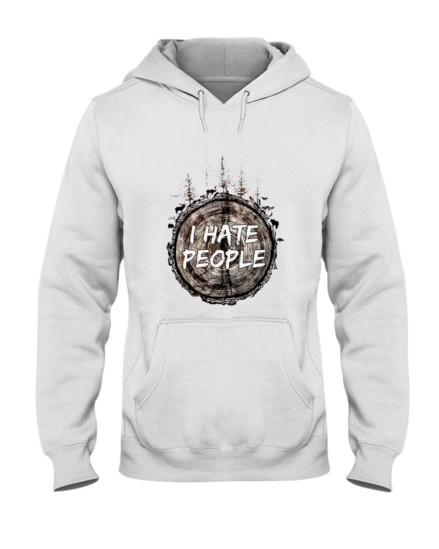 I Hate People Hooded Sweatshirt