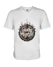 I Hate People V-Neck T-Shirt thumbnail
