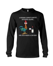 She Also Needs A Chicken Long Sleeve Tee thumbnail