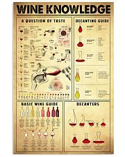 Wine Knowledge 11x17 Poster front