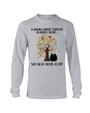 She Also Needs A Cat Long Sleeve Tee thumbnail