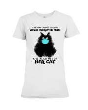 She Also Needs Her Cat Premium Fit Ladies Tee thumbnail