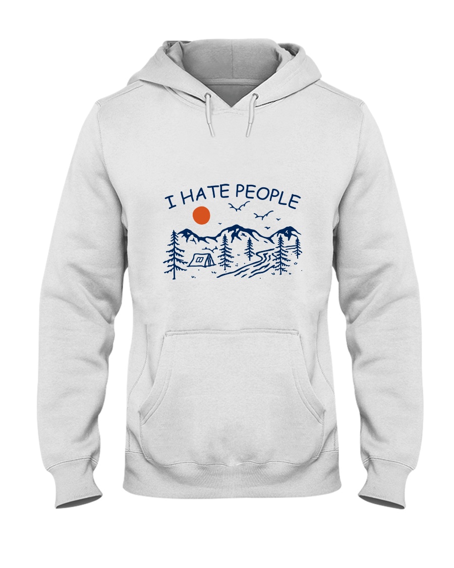 I Hate People Hooded Sweatshirt