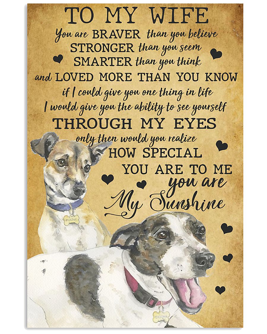 To My Wife 11x17 Poster