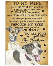 To My Wife 11x17 Poster front