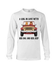 A Girl In Love With Her Dog Long Sleeve Tee thumbnail