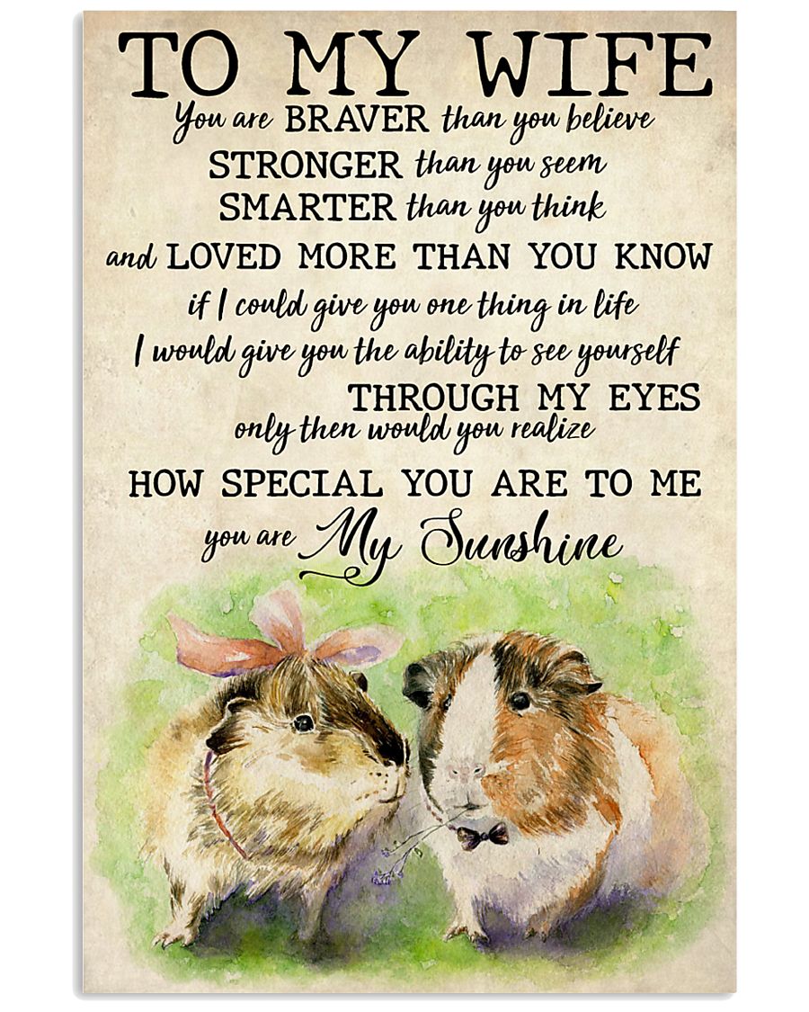 To My Wife 11x17 Poster