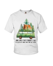 And Into The Forest I Go Youth T-Shirt thumbnail