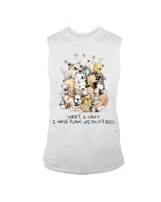 I Have Plans With My Dogs Sleeveless Tee thumbnail