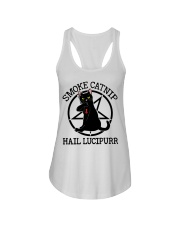 Smoke Catnip Hail Lucipurr Ladies Flowy Tank thumbnail