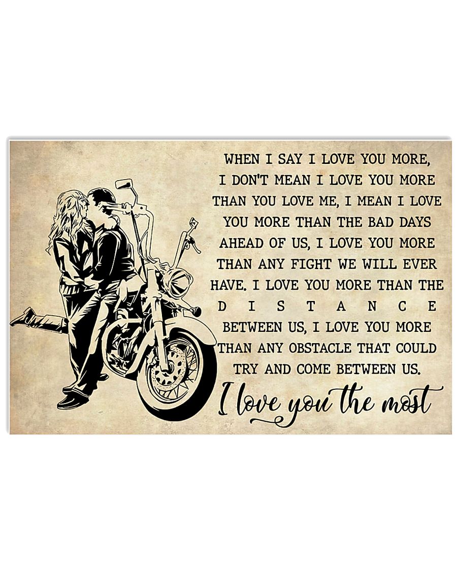I Say I Love You More 17x11 Poster