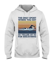 Yelled At For Breathing Hooded Sweatshirt thumbnail