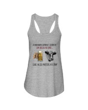 She Also Neef A Cow Ladies Flowy Tank thumbnail