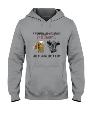 She Also Neef A Cow Hooded Sweatshirt thumbnail