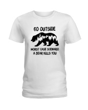 Go Outside Ladies T-Shirt thumbnail
