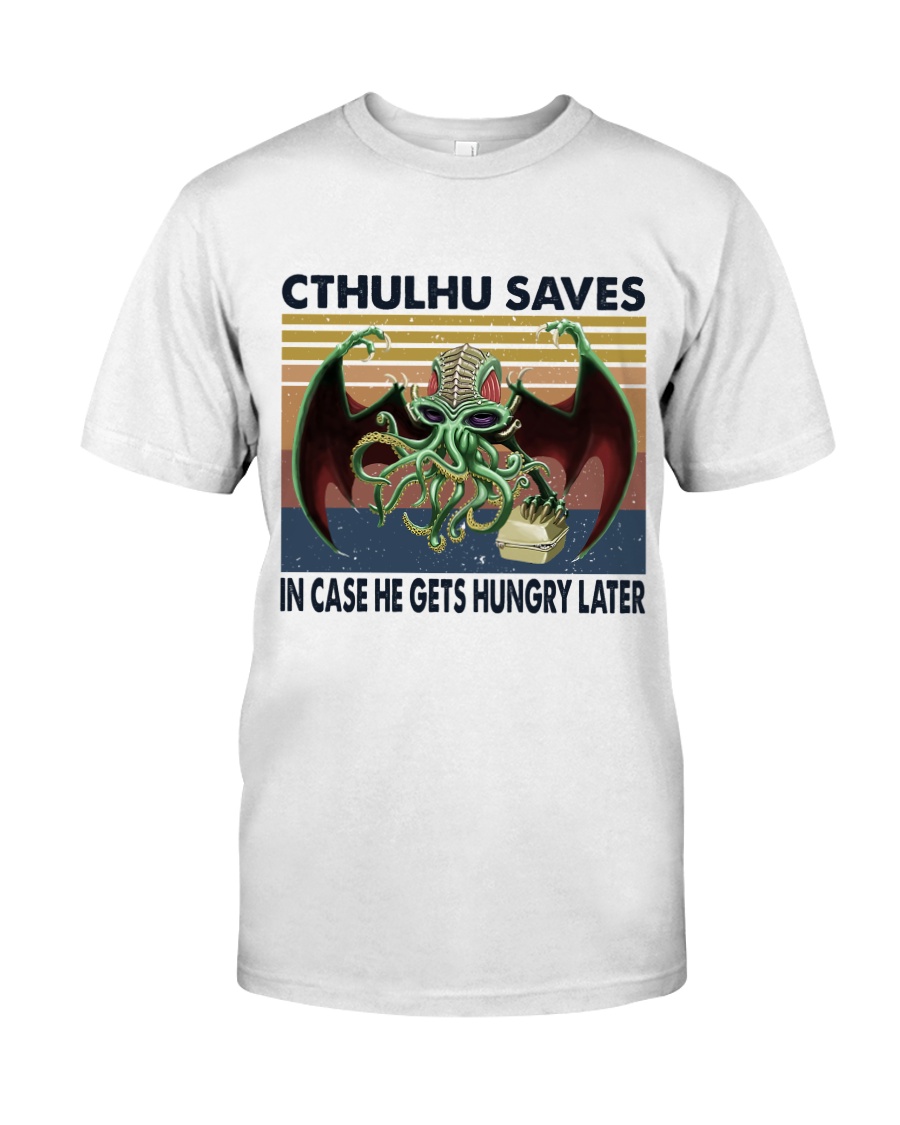 Cthulhu Saves Classic T-Shirt