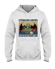 Cthulhu Saves Hooded Sweatshirt thumbnail