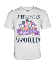 Hairdessers Bring Color V-Neck T-Shirt thumbnail