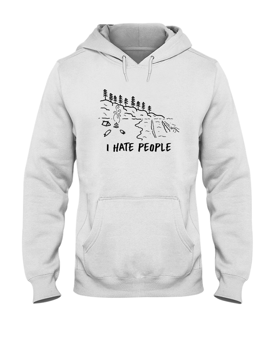 I Hate People Hooded Sweatshirt