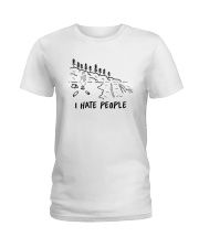 I Hate People Ladies T-Shirt thumbnail