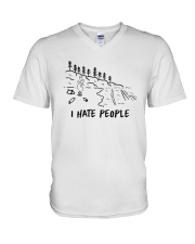 I Hate People V-Neck T-Shirt thumbnail