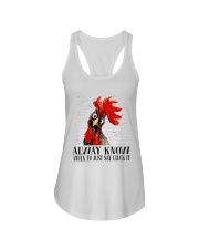 Alway Know When To Just Say Ladies Flowy Tank thumbnail