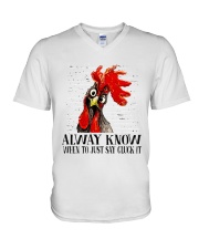 Alway Know When To Just Say V-Neck T-Shirt thumbnail
