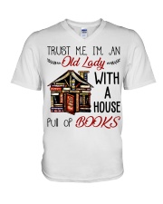 Trust Me I'm An Old Lady V-Neck T-Shirt thumbnail