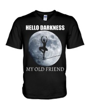 Hello Darkness My Old Friend V-Neck T-Shirt thumbnail