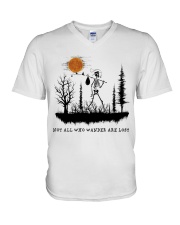 Not All Who Wander Are Lost V-Neck T-Shirt thumbnail