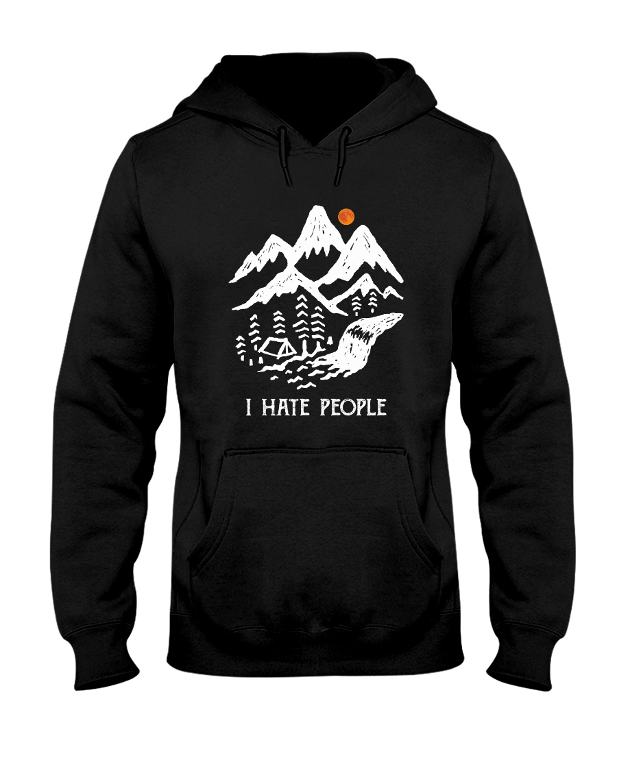 I Hate People Hooded Sweatshirt