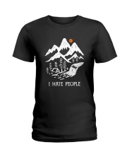 I Hate People Ladies T-Shirt thumbnail