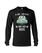 A Girl And Her Dog And Her Bug Long Sleeve Tee thumbnail