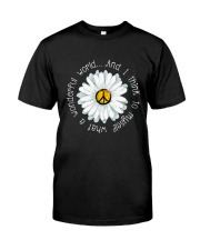 Myself What A Wonderful World Premium Fit Mens Tee thumbnail