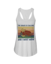 The Grass Is Calling Ladies Flowy Tank thumbnail