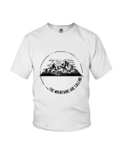 The Mountains Are Calling Youth T-Shirt thumbnail