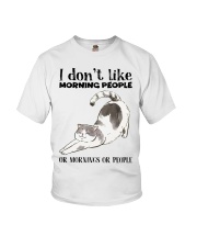 I Dont Like Morning People Youth T-Shirt thumbnail