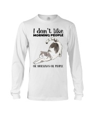 I Dont Like Morning People Long Sleeve Tee thumbnail