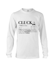 Cluck Meaning Long Sleeve Tee thumbnail