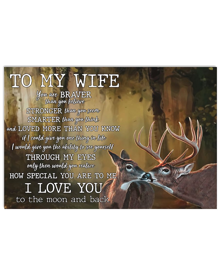 To My Wife 17x11 Poster