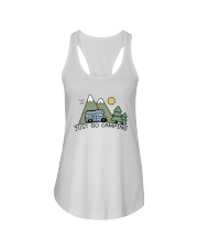 Just Go Camping Ladies Flowy Tank thumbnail