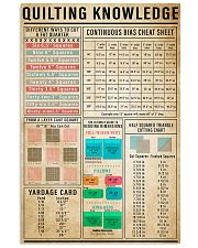 Quilting Knowledge 11x17 Poster front