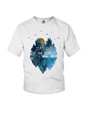 Stay Out Of The Forest Youth T-Shirt thumbnail