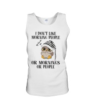 I Don't Like Morning People Unisex Tank thumbnail