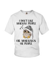 I Don't Like Morning People Youth T-Shirt thumbnail