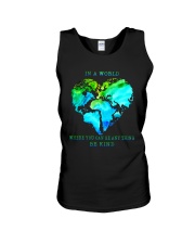 Be Kind In A World Unisex Tank thumbnail