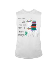 That's What I Do I Read Books Sleeveless Tee thumbnail